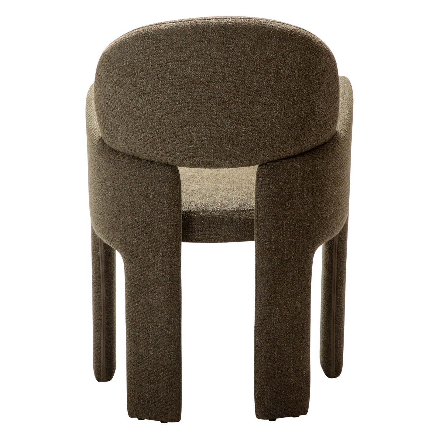 [var:Bezug=Dunkelolivfarbenes Bouclé-Gewebe] AOLE Sessel