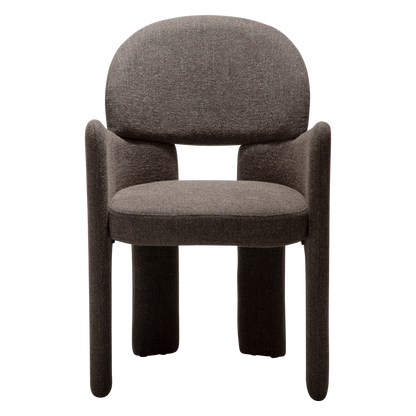 [var:Bezug=Helles braunes Bouclé-Gewebe] AOLE Sessel