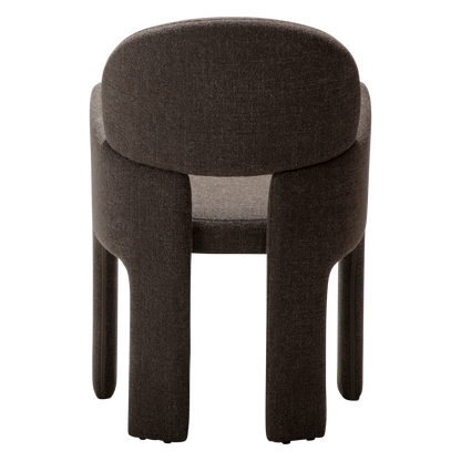 [var:Bezug=Helles braunes Bouclé-Gewebe] AOLE Sessel