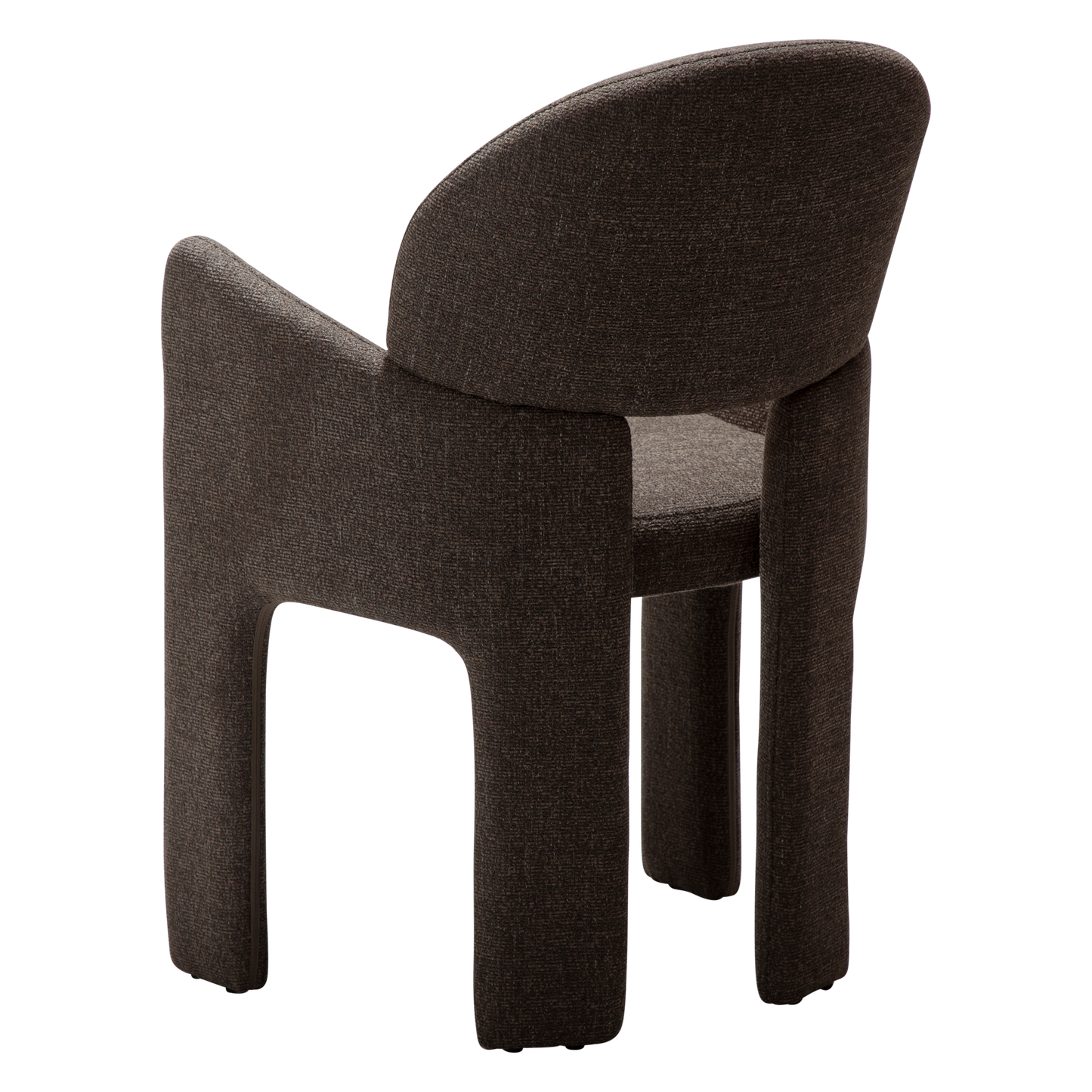 [var:Bezug=Helles braunes Bouclé-Gewebe] AOLE Sessel