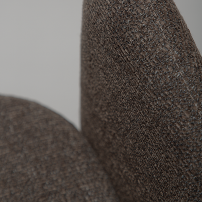 [var:Bezug=Helles braunes Bouclé-Gewebe] AOLE Sessel