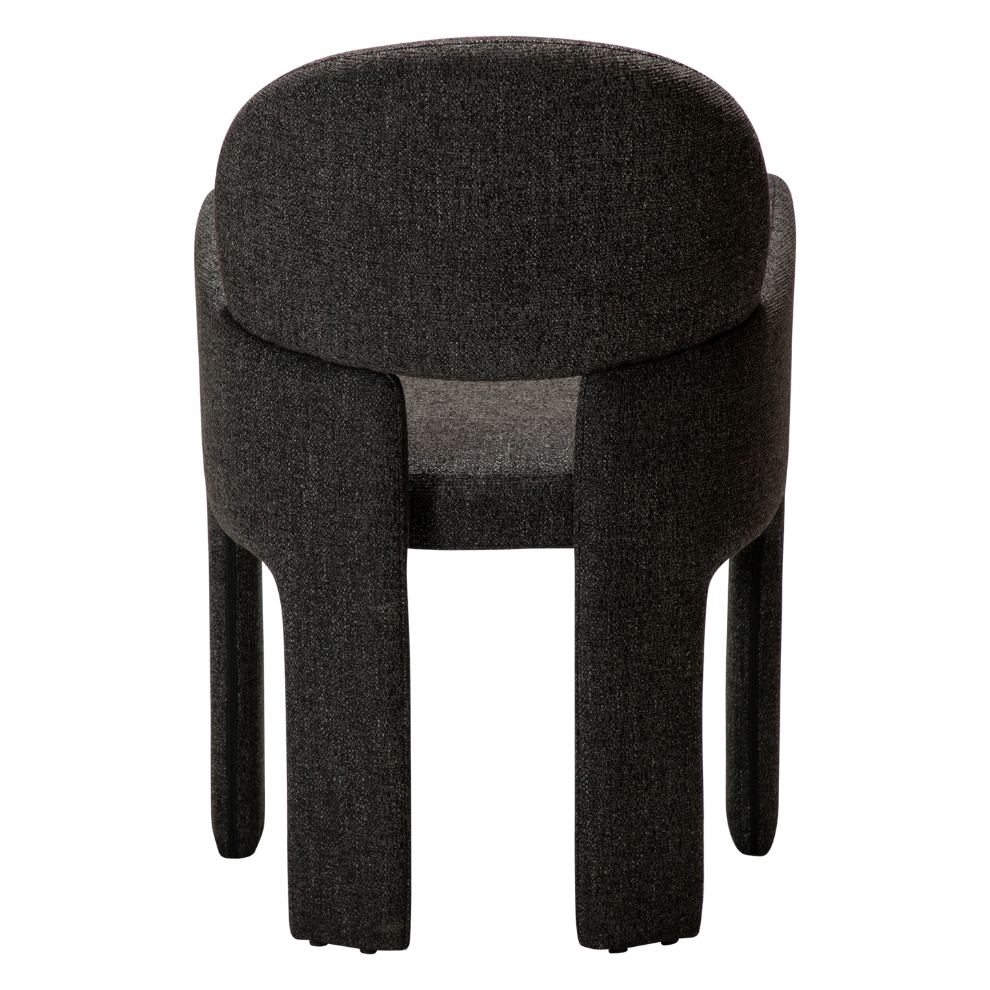 [var:Bezug=Raben-schwarzes Bouclé-Gewebe] AOLE Sessel