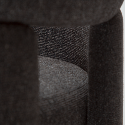 [var:Bezug=Raben-schwarzes Bouclé-Gewebe] AOLE Sessel