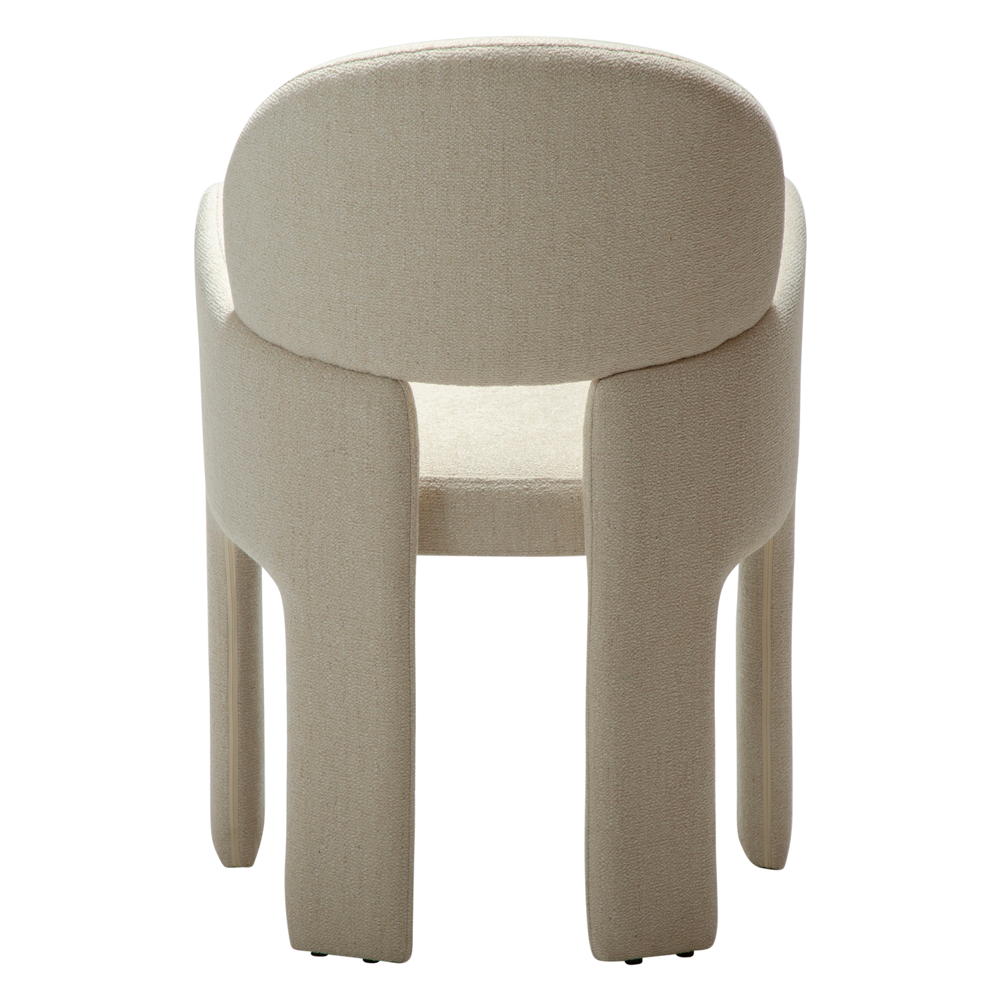 [var:Bezug=Einfaches beiges Bouclé-Gewebe] AOLE Sessel