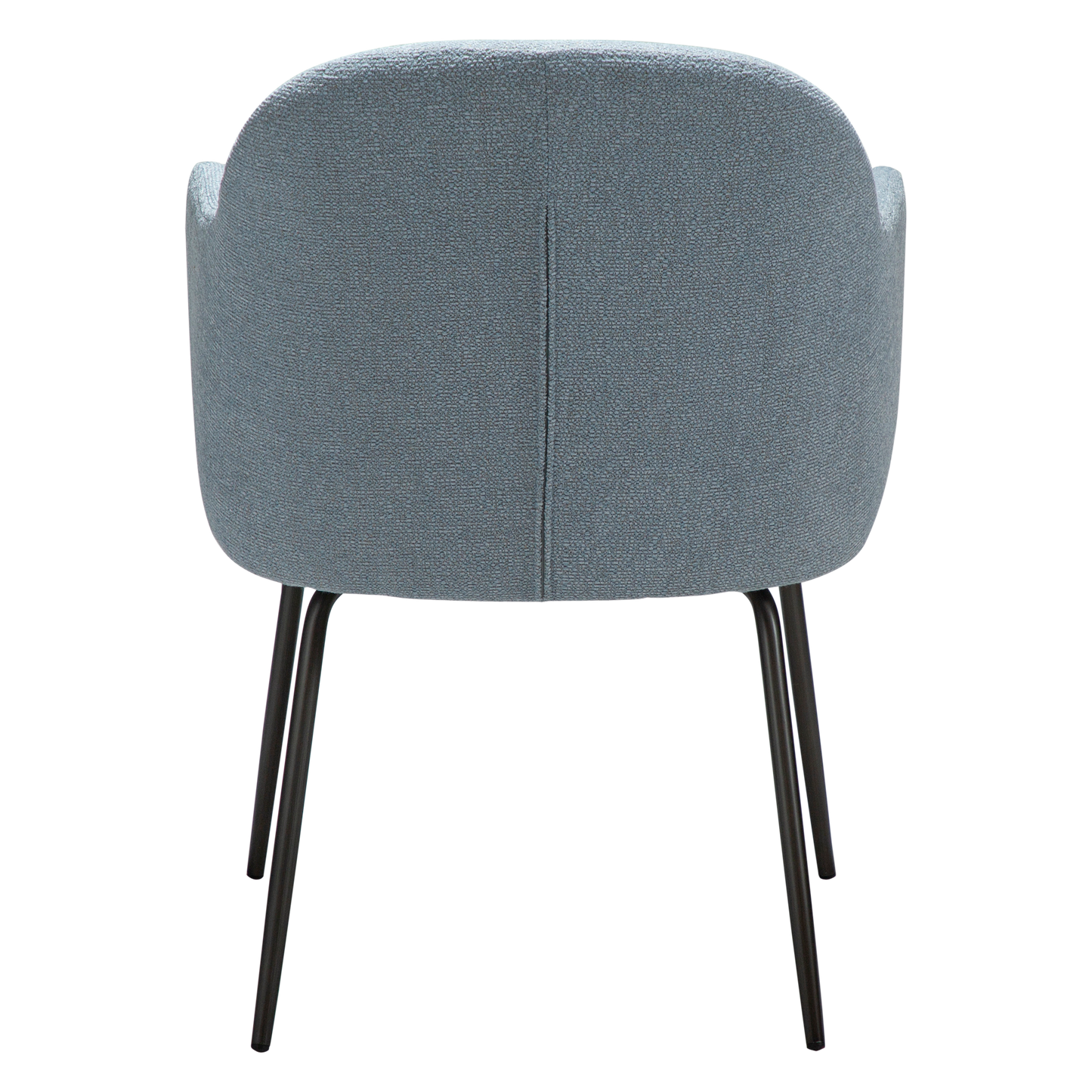 [var:Bezug=Blue fog Bouclé-Stoff mit antiken Zinnbeinen] BAE Sessel