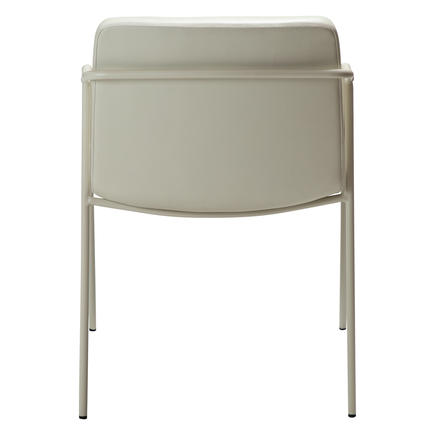 [var:Bezug=Knochenweißes Kunstleder mit knochenweißen Beinen] BOTO Sessel