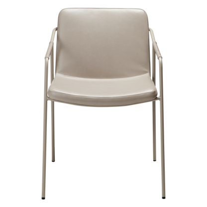 [var:Bezug=Kunstleder in Kaschmir mit Kaschmirbeinen] BOTO Sessel