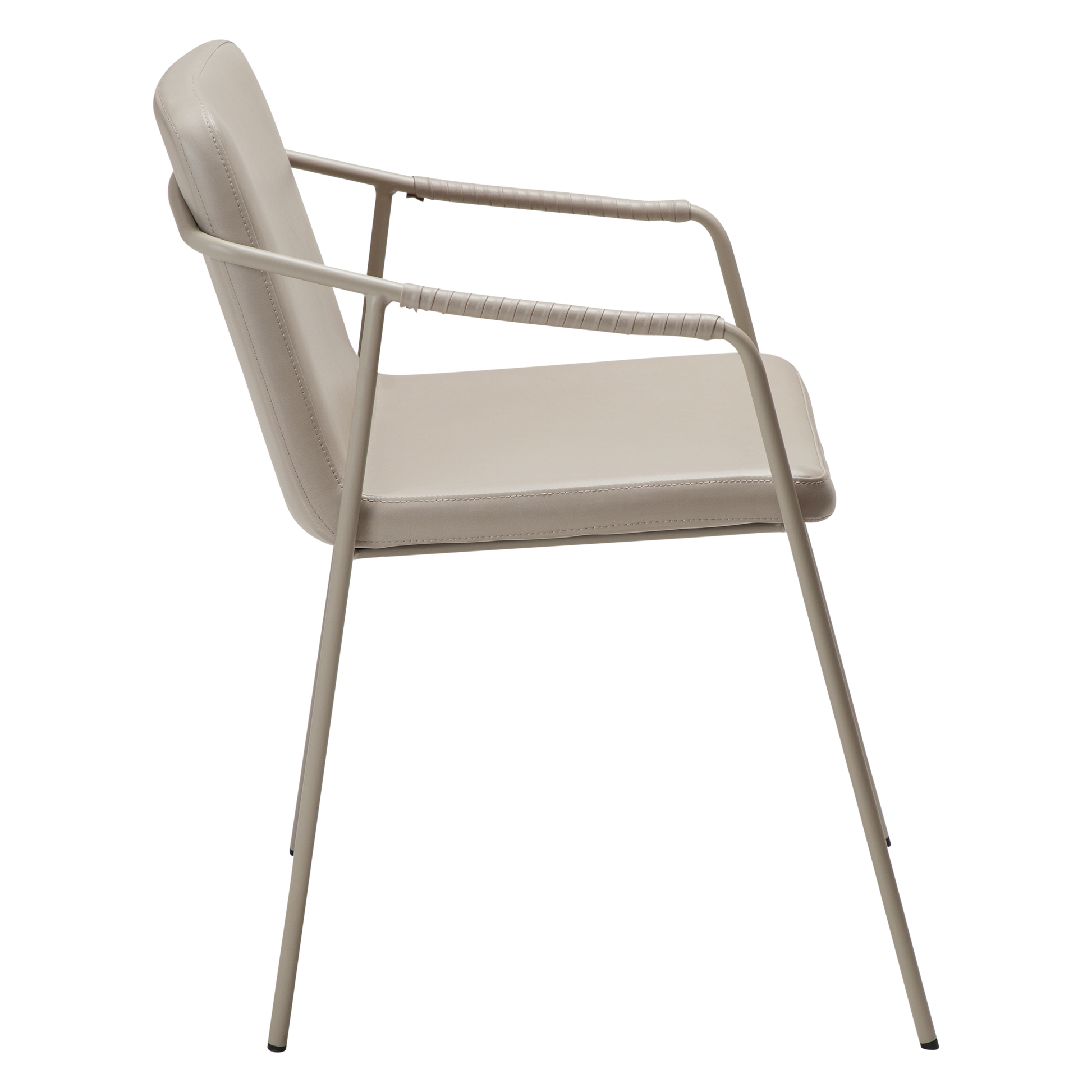 [var:Bezug=Kunstleder in Kaschmir mit Kaschmirbeinen] BOTO Sessel