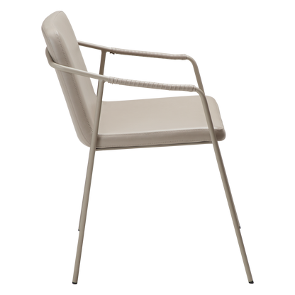 [var:Bezug=Kunstleder in Kaschmir mit Kaschmirbeinen] BOTO Sessel