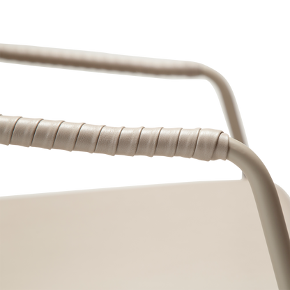 [var:Bezug=Kunstleder in Kaschmir mit Kaschmirbeinen] BOTO Sessel