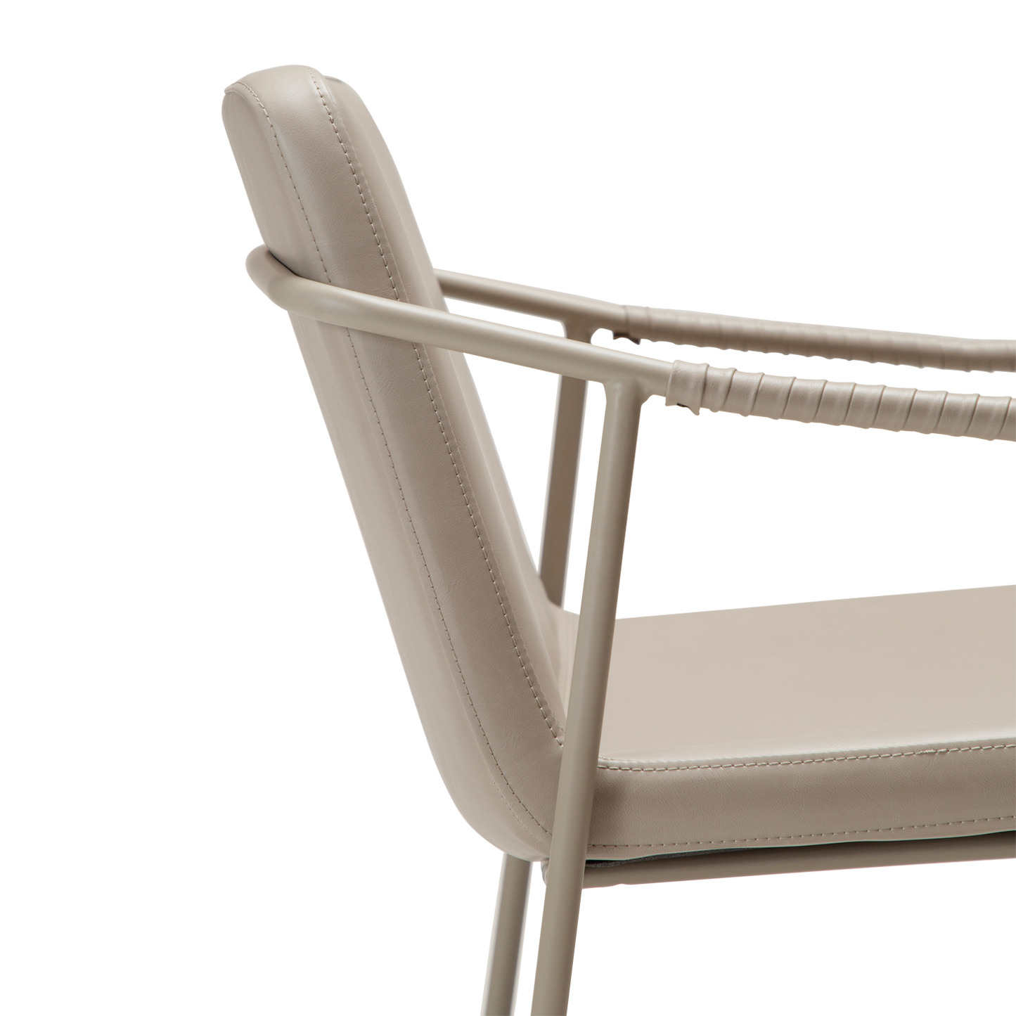 [var:Bezug=Kunstleder in Kaschmir mit Kaschmirbeinen] BOTO Sessel