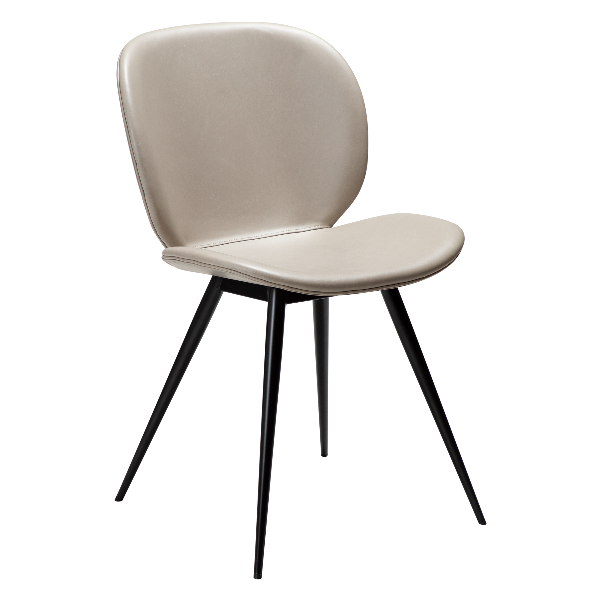 [var:Bezug=Kaschmir Kunstleder mit schwarzen Beinen] CLOUD Stuhl