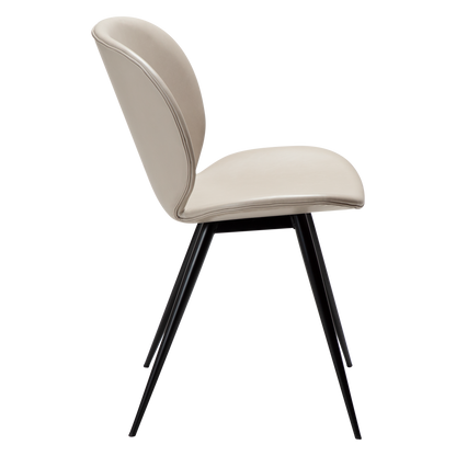 [var:Bezug=Kaschmir Kunstleder mit schwarzen Beinen] CLOUD Stuhl