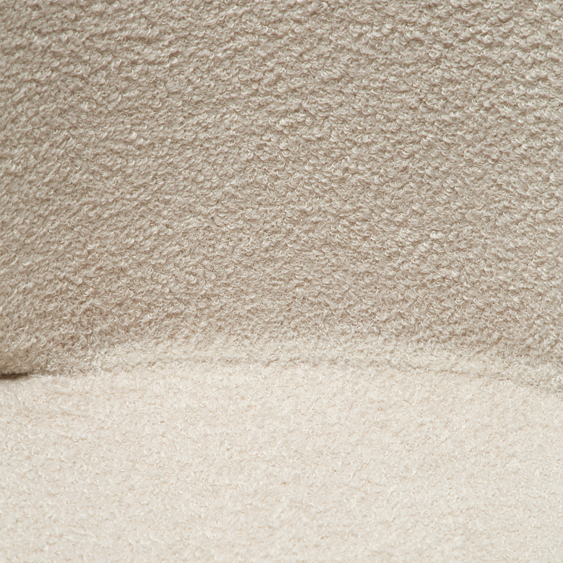 [var:Bezug=taubenfarben RPES Bouclé-Stoff mit schwarzen Beinen] CLOUD Stuhl