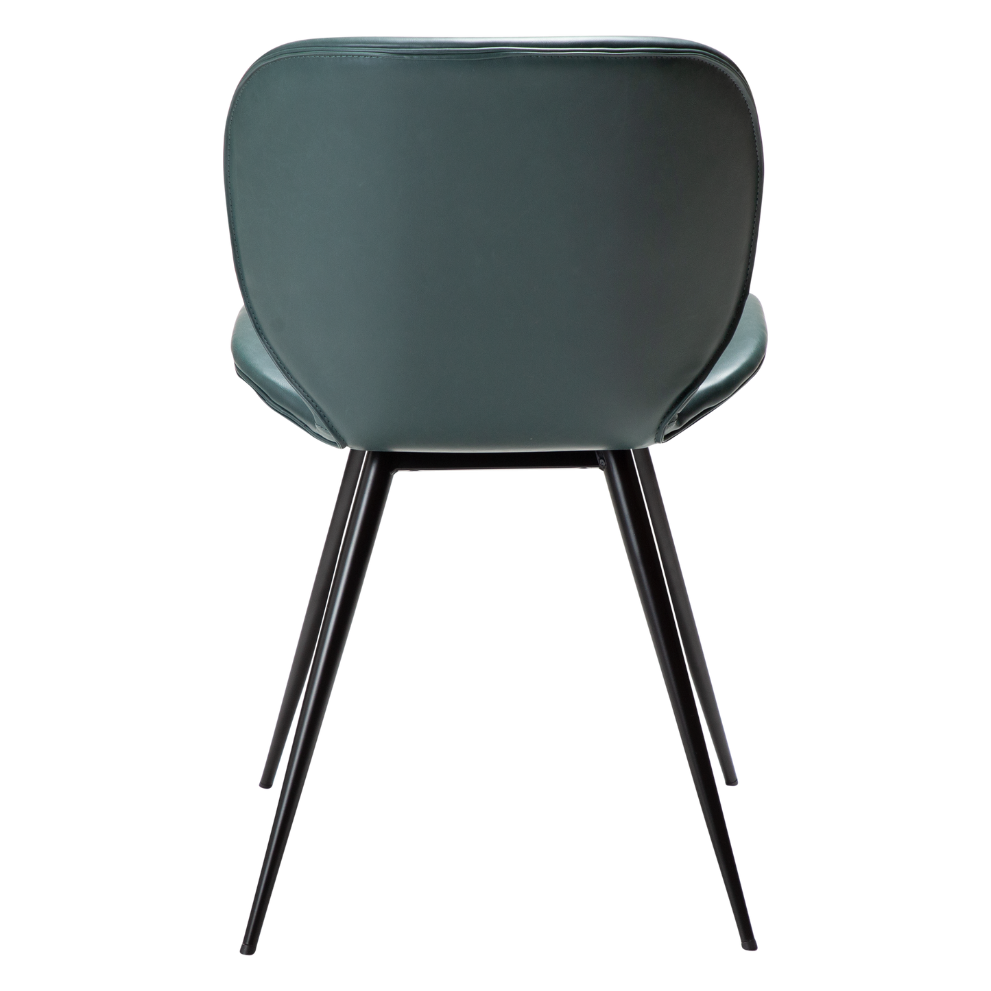 [var:Bezug=Grüne Giebel Kunstleder mit schwarzen Beinen] CLOUD Stuhl
