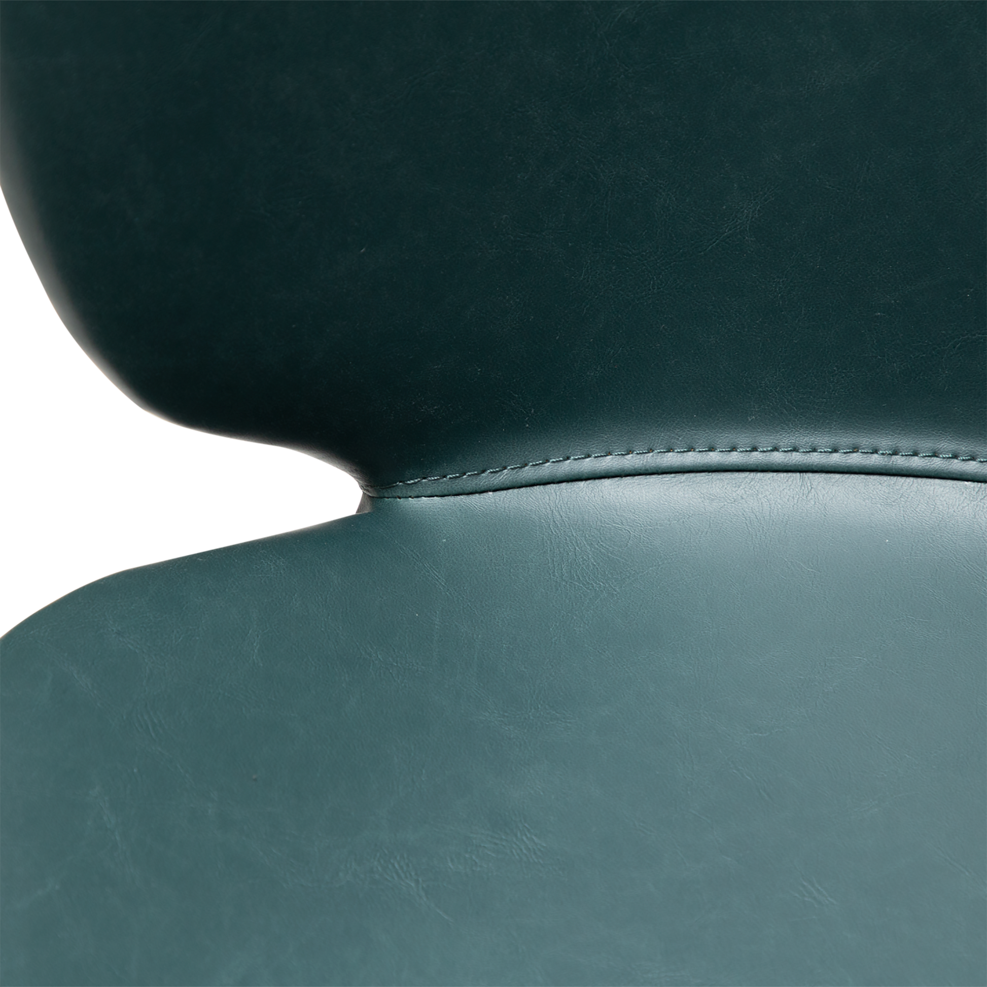 [var:Bezug=Grüne Giebel Kunstleder mit schwarzen Beinen] CLOUD Stuhl