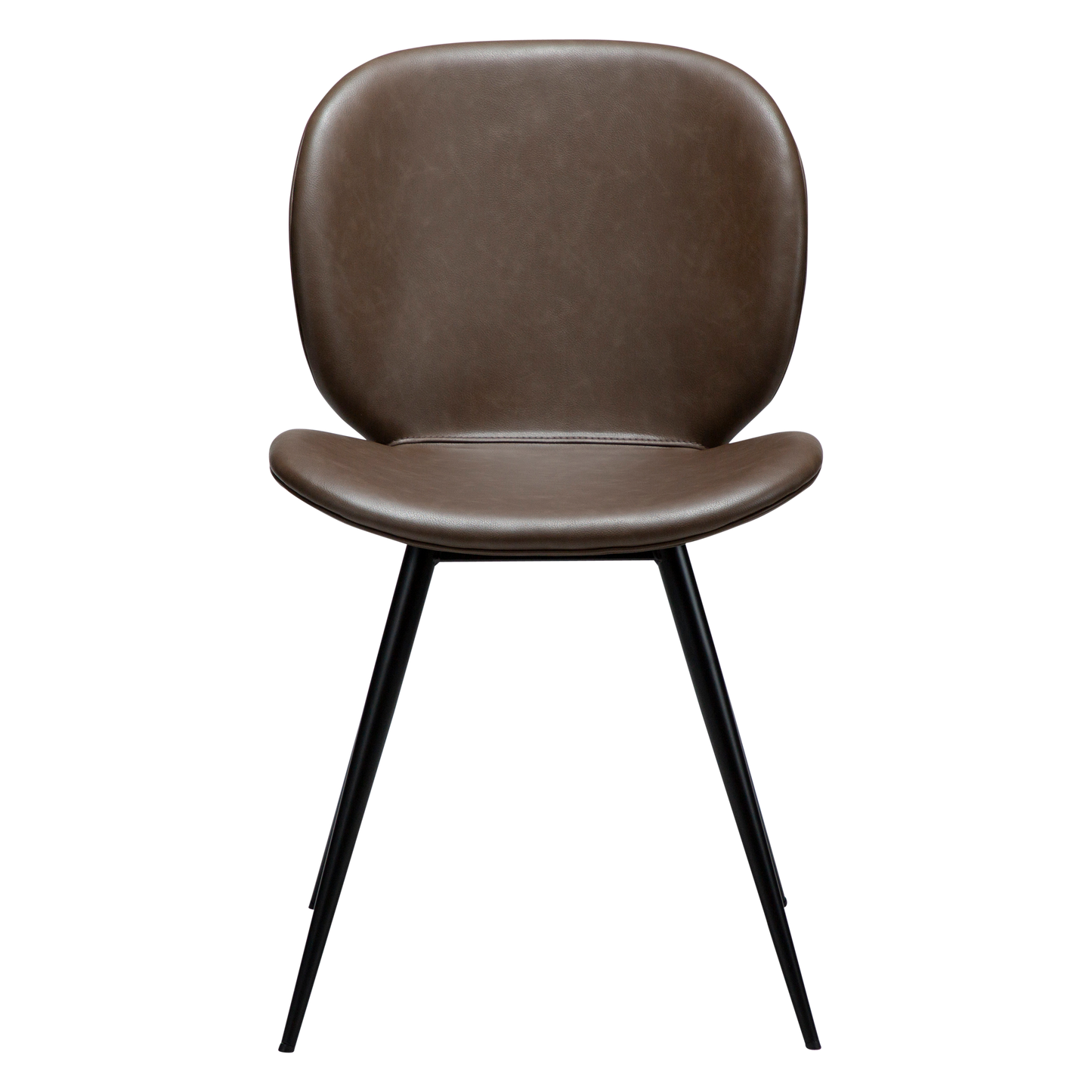 [var:Bezug=Majoran braunes Kunstleder mit schwarzen Beinen] CLOUD Stuhl