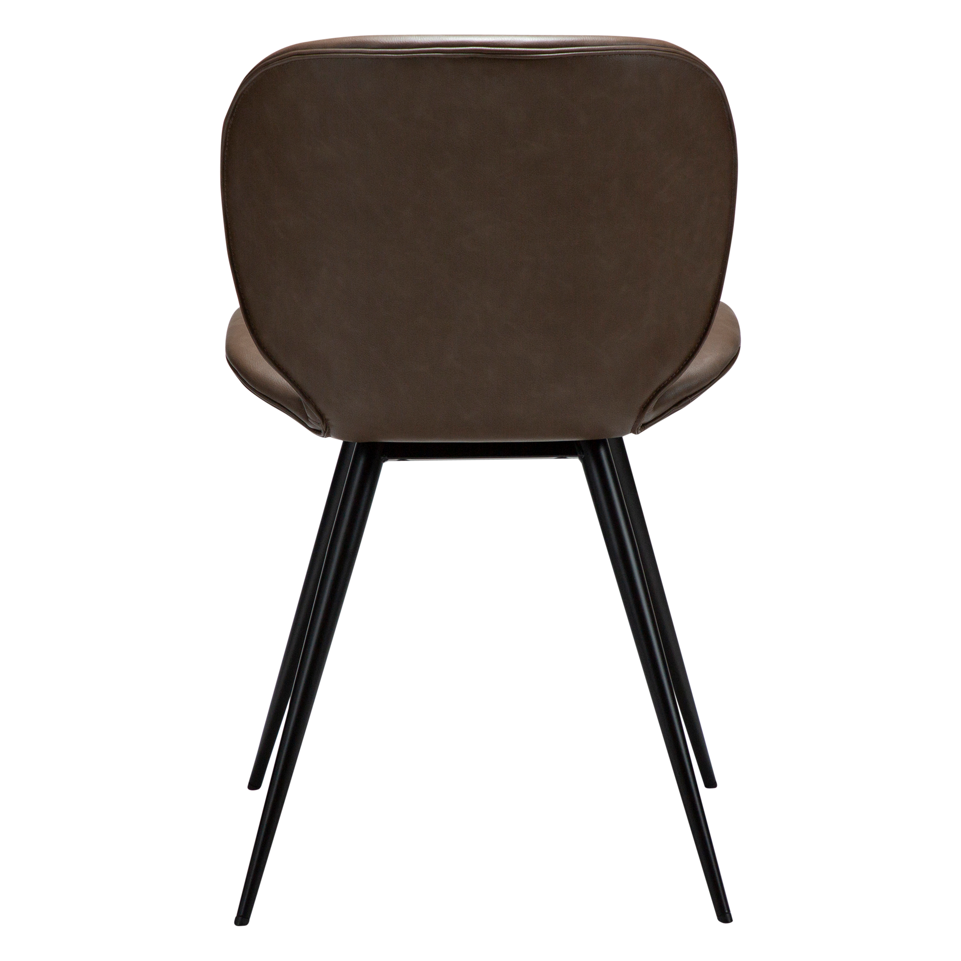 [var:Bezug=Majoran braunes Kunstleder mit schwarzen Beinen] CLOUD Stuhl