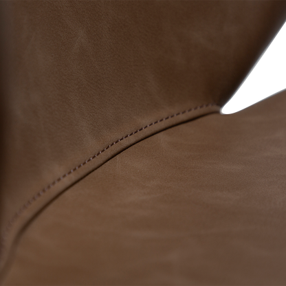 [var:Bezug=Majoran braunes Kunstleder mit schwarzen Beinen] CLOUD Stuhl