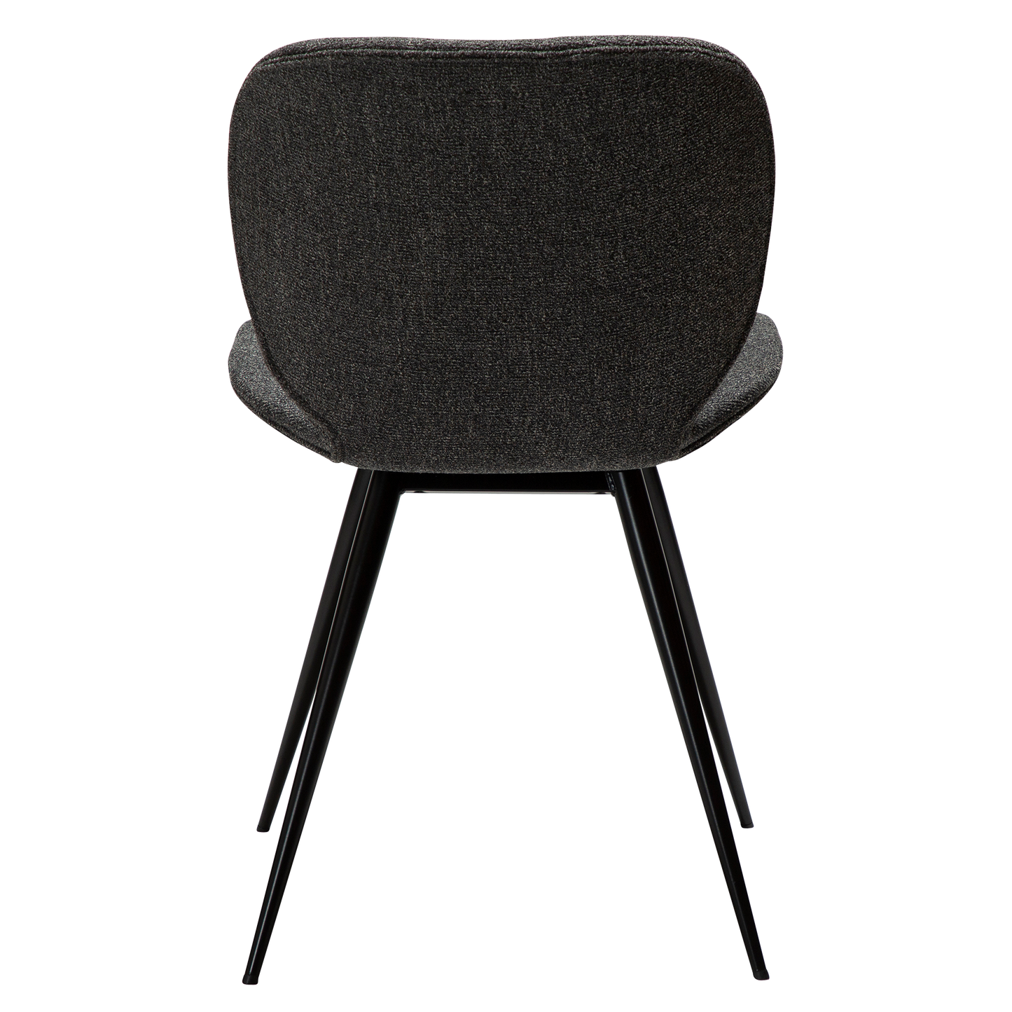[var:Bezug=Kieselgrauer Bouclé-Stoff mit schwarzen Beinen] CLOUD Stuhl