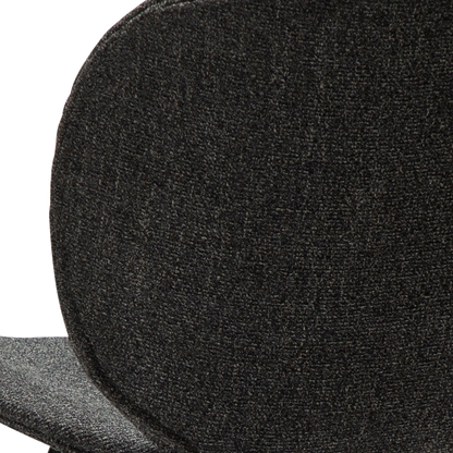 [var:Bezug=Kieselgrauer Bouclé-Stoff mit schwarzen Beinen] CLOUD Stuhl