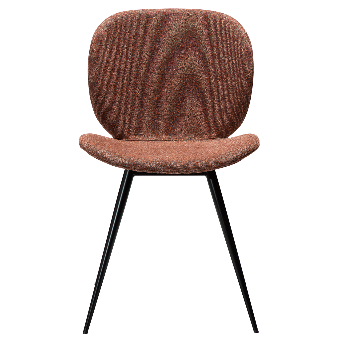 [var:Bezug=Kieselschwarzer Bouclé-Stoff mit schwarzen Beinen] CLOUD Stuhl