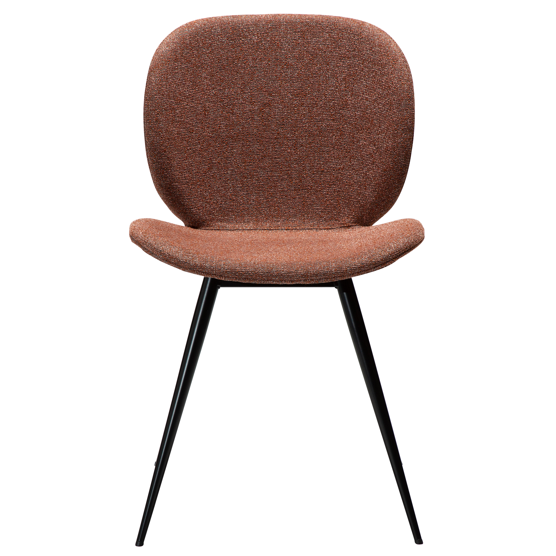 [var:Bezug=Kieselschwarzer Bouclé-Stoff mit schwarzen Beinen] CLOUD Stuhl