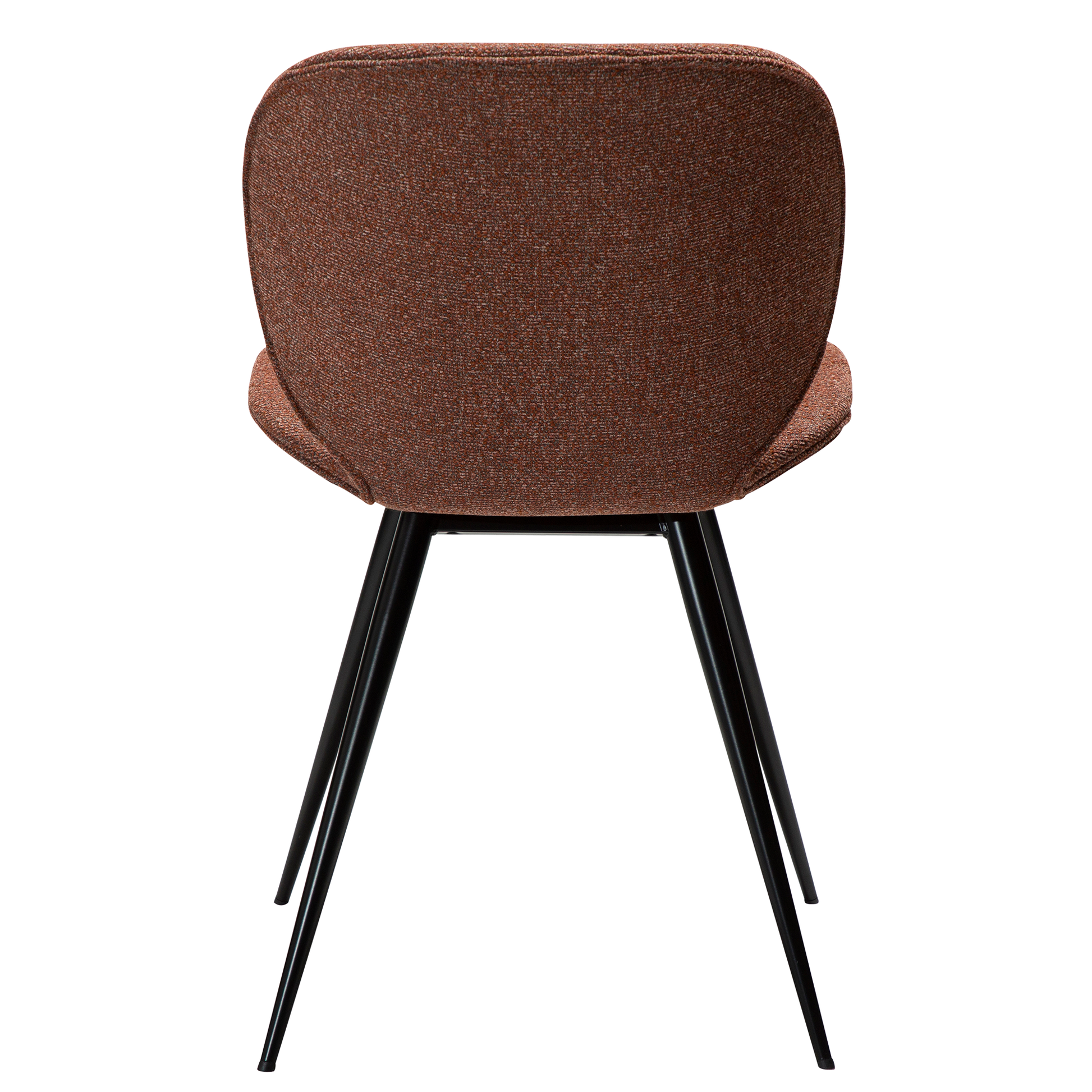 [var:Bezug=Kieselschwarzer Bouclé-Stoff mit schwarzen Beinen] CLOUD Stuhl