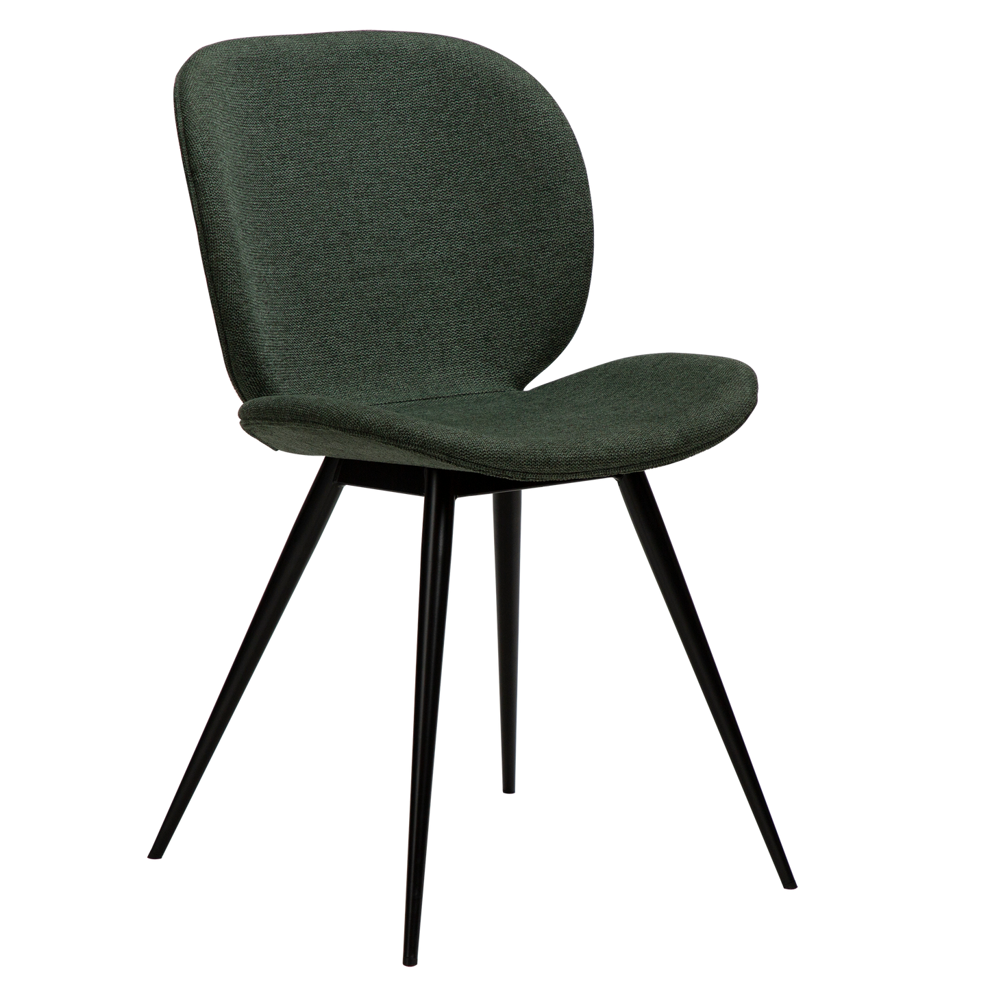 [var:Bezug=Salbeigrüner Stoff mit schwarzen Beinen] CLOUD Stuhl