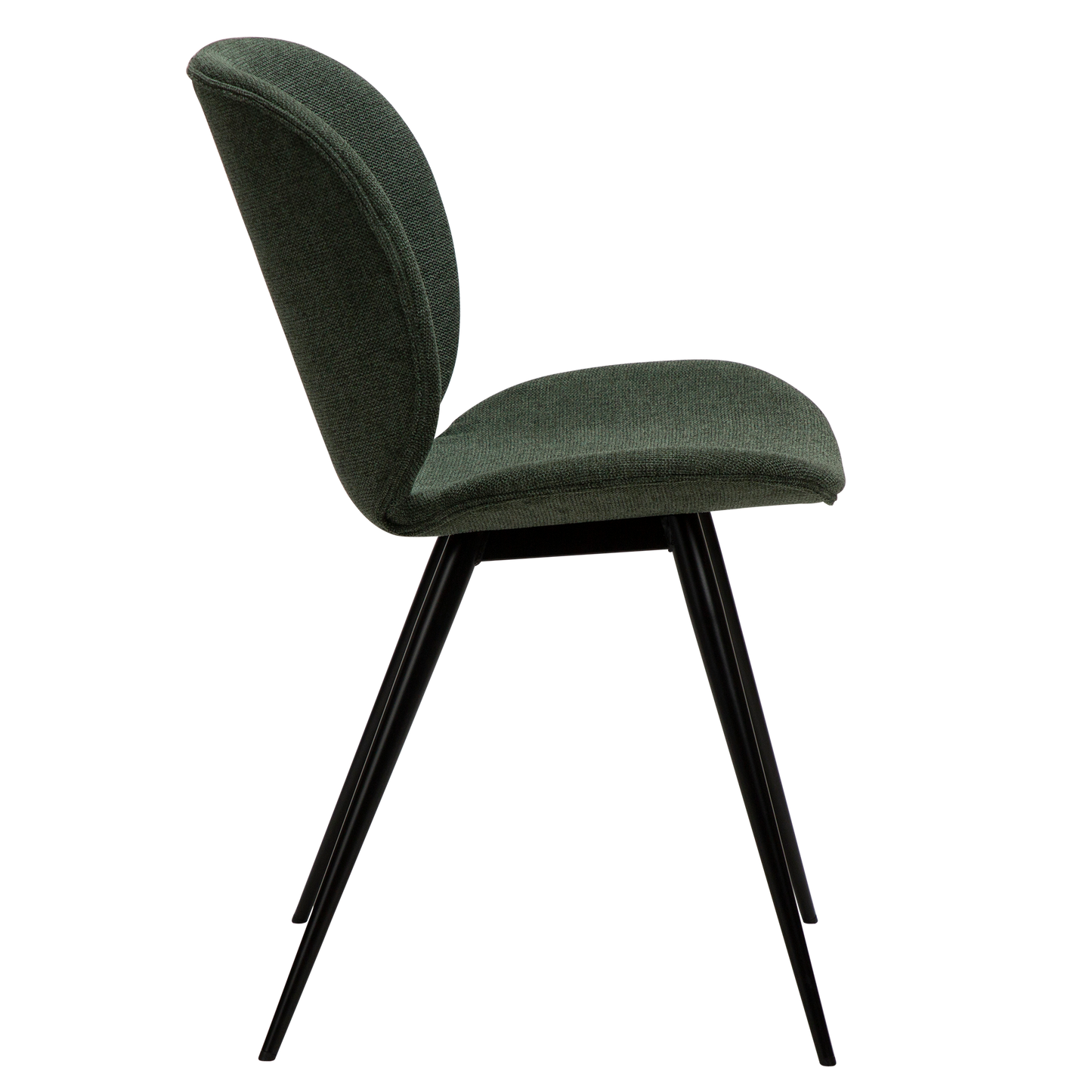 [var:Bezug=Salbeigrüner Stoff mit schwarzen Beinen] CLOUD Stuhl