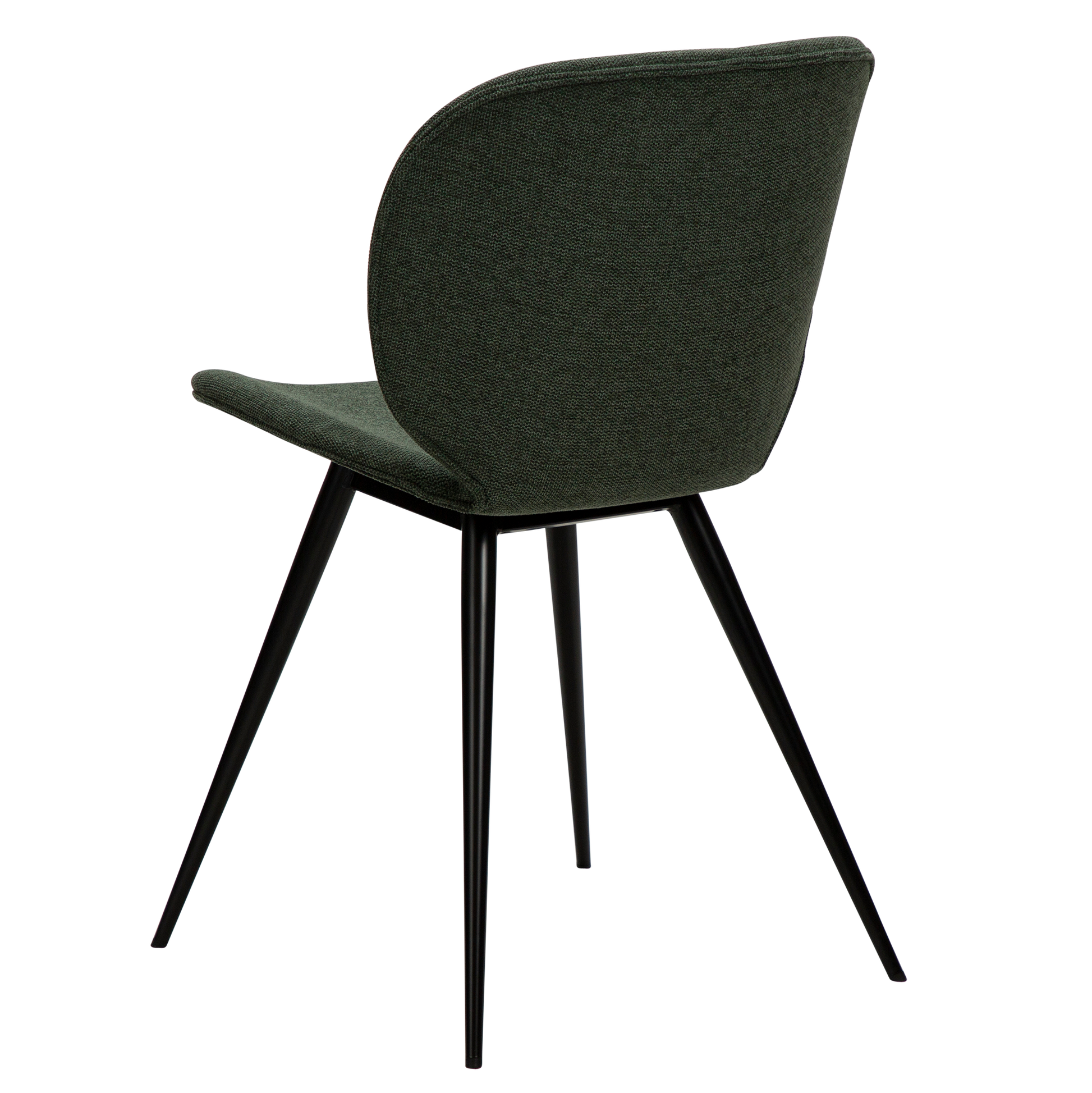 [var:Bezug=Salbeigrüner Stoff mit schwarzen Beinen] CLOUD Stuhl