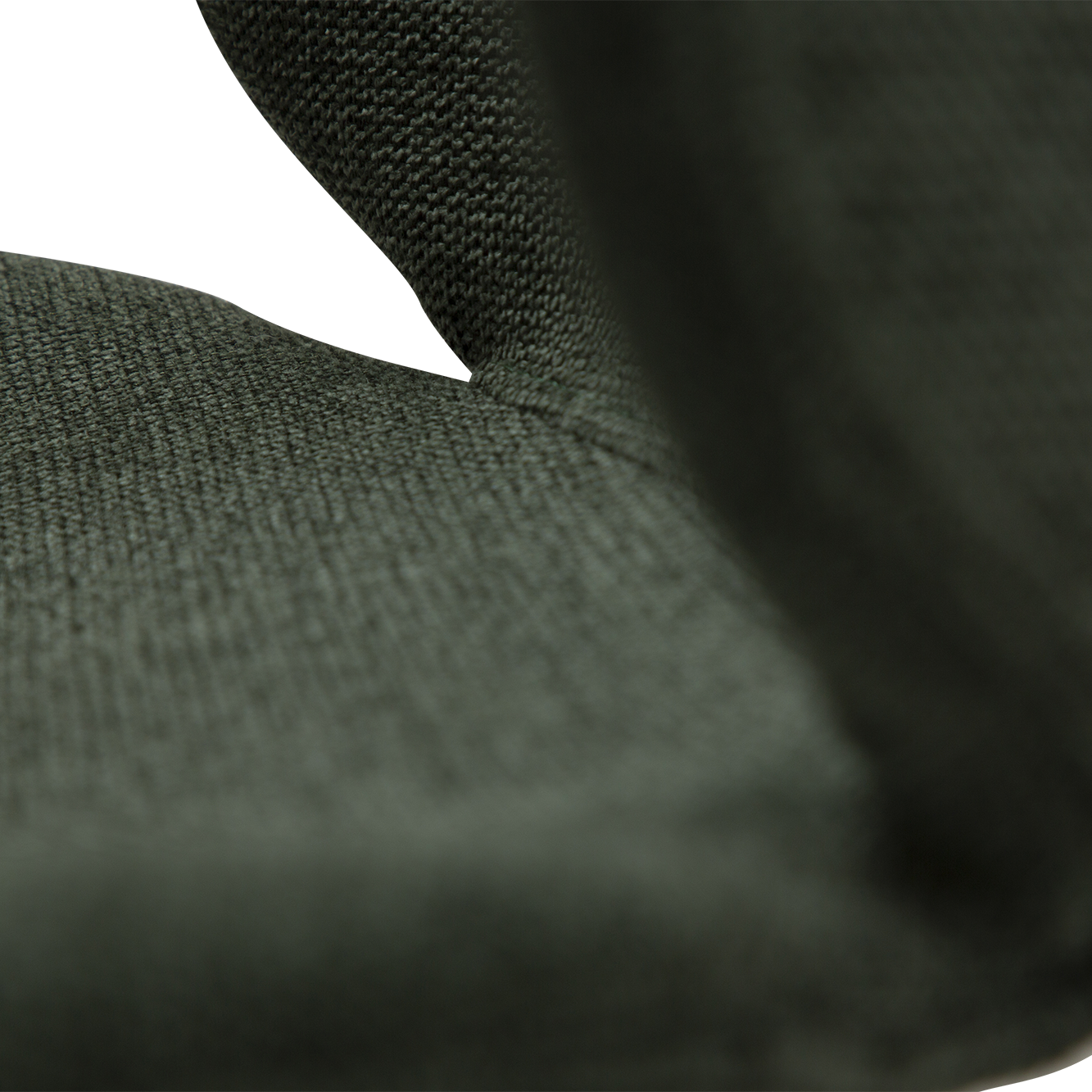 [var:Bezug=Salbeigrüner Stoff mit schwarzen Beinen] CLOUD Stuhl