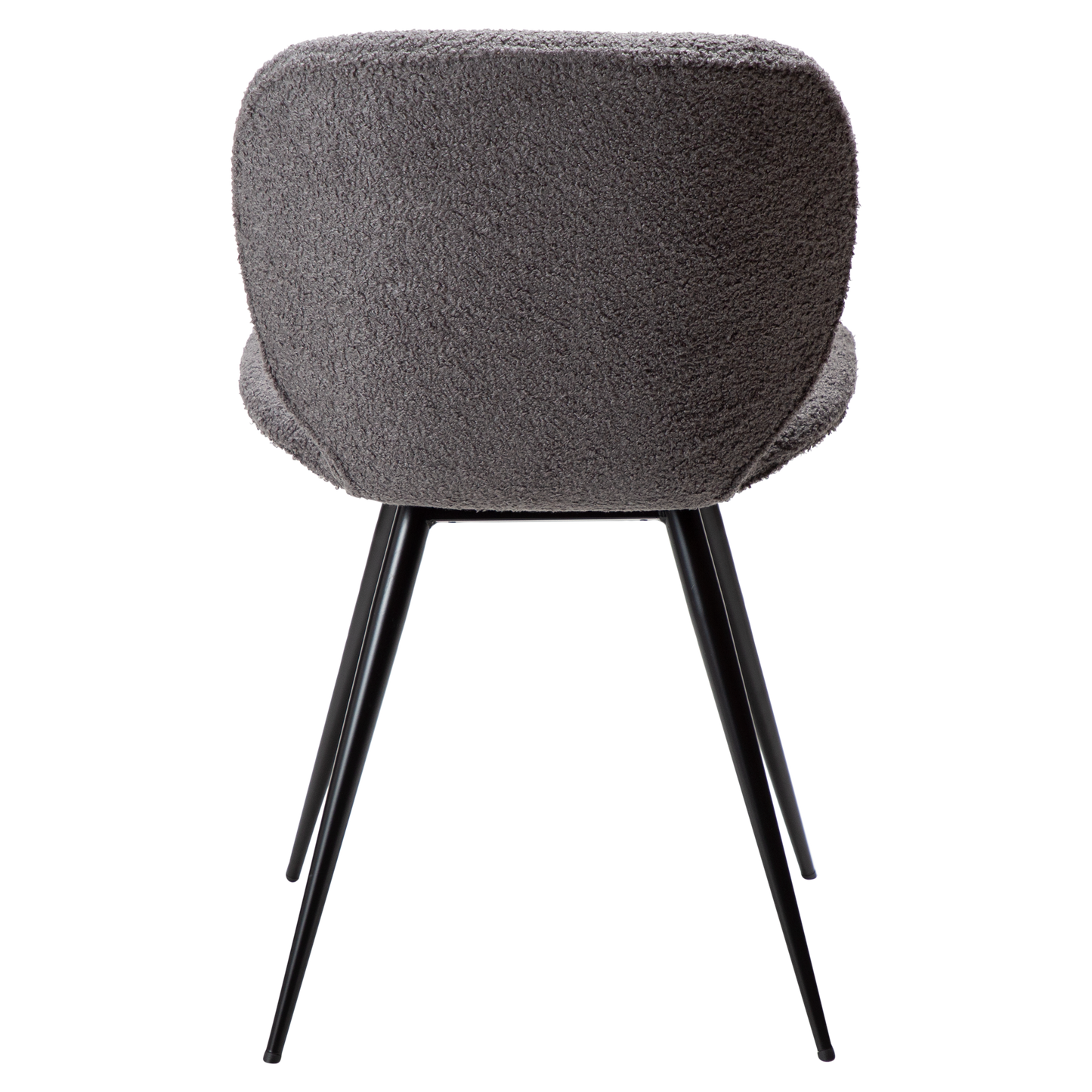 [var:Bezug=Stone RPES Bouclé-Stoff mit schwarzen Beinen] CLOUD Stuhl