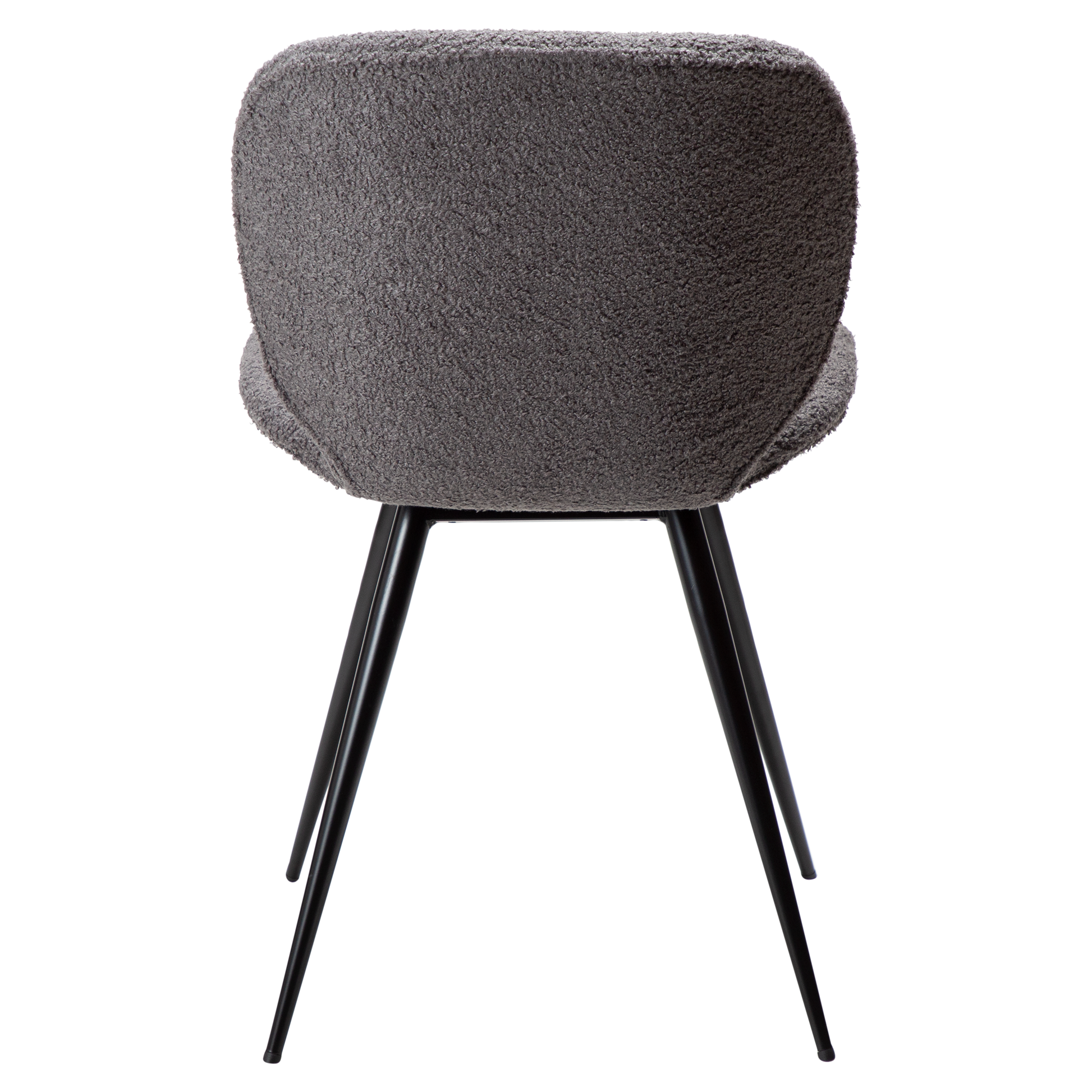 [var:Bezug=Stone RPES Bouclé-Stoff mit schwarzen Beinen] CLOUD Stuhl
