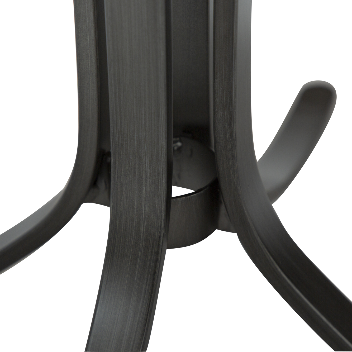 [var:Bezug=Blauer Nebel Bouclé-Stoff mit antiken Zinn-Drehfüßen] DOLO Stuhl