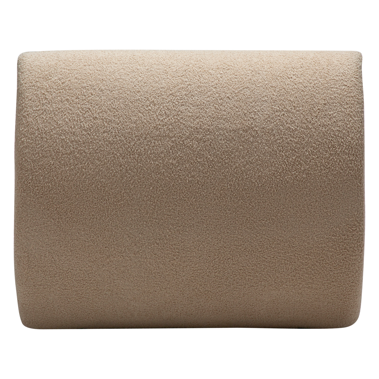 [var:Bezug=Frosted Almond RPES Bouclé-Stoff mit Schimmer] DUBNA Lounge-Stuhl