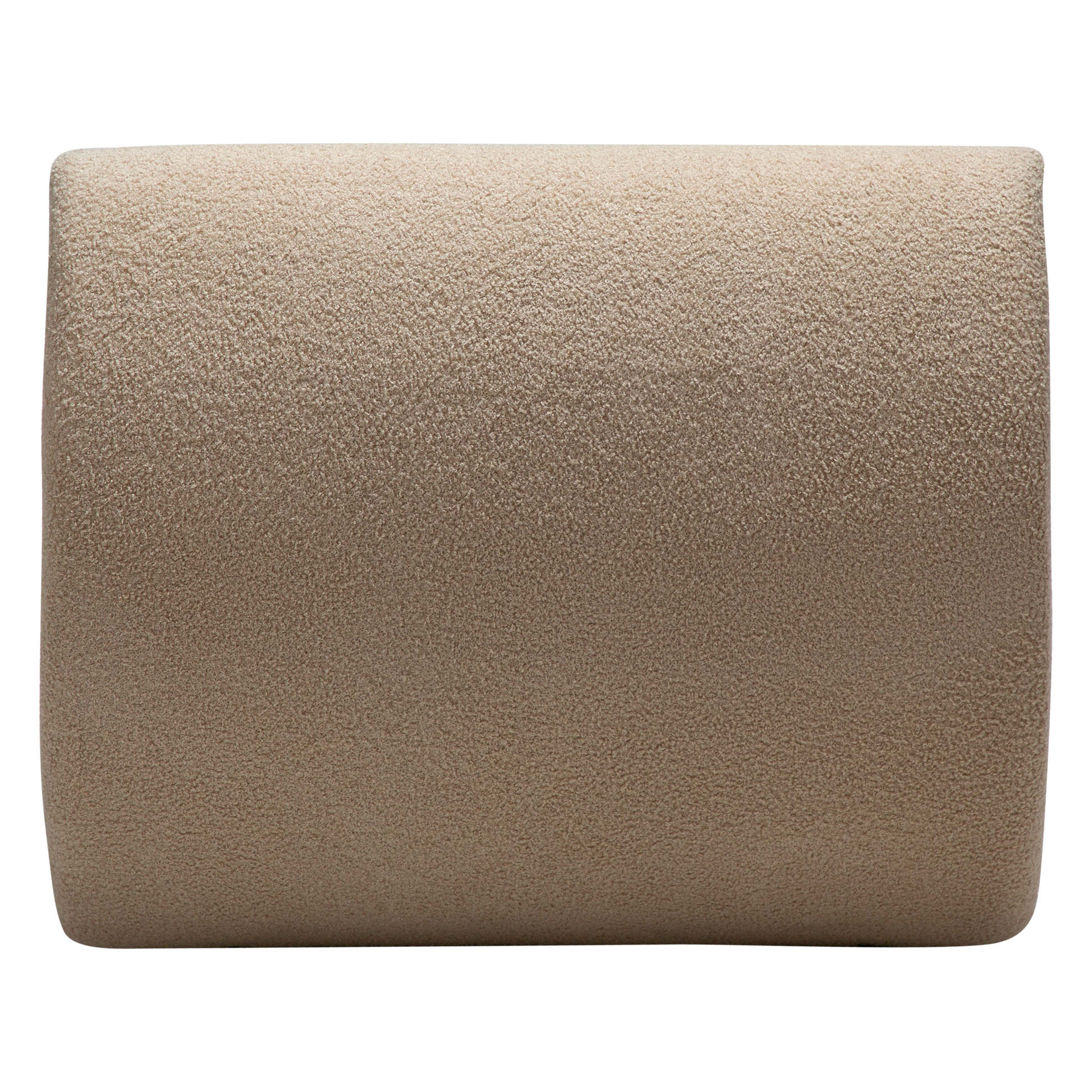 [var:Bezug=Frosted Almond RPES Bouclé-Stoff mit Schimmer] DUBNA Lounge-Stuhl