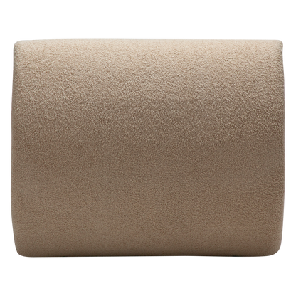 [var:Bezug=Frosted Almond RPES Bouclé-Stoff mit Schimmer] DUBNA Lounge-Stuhl