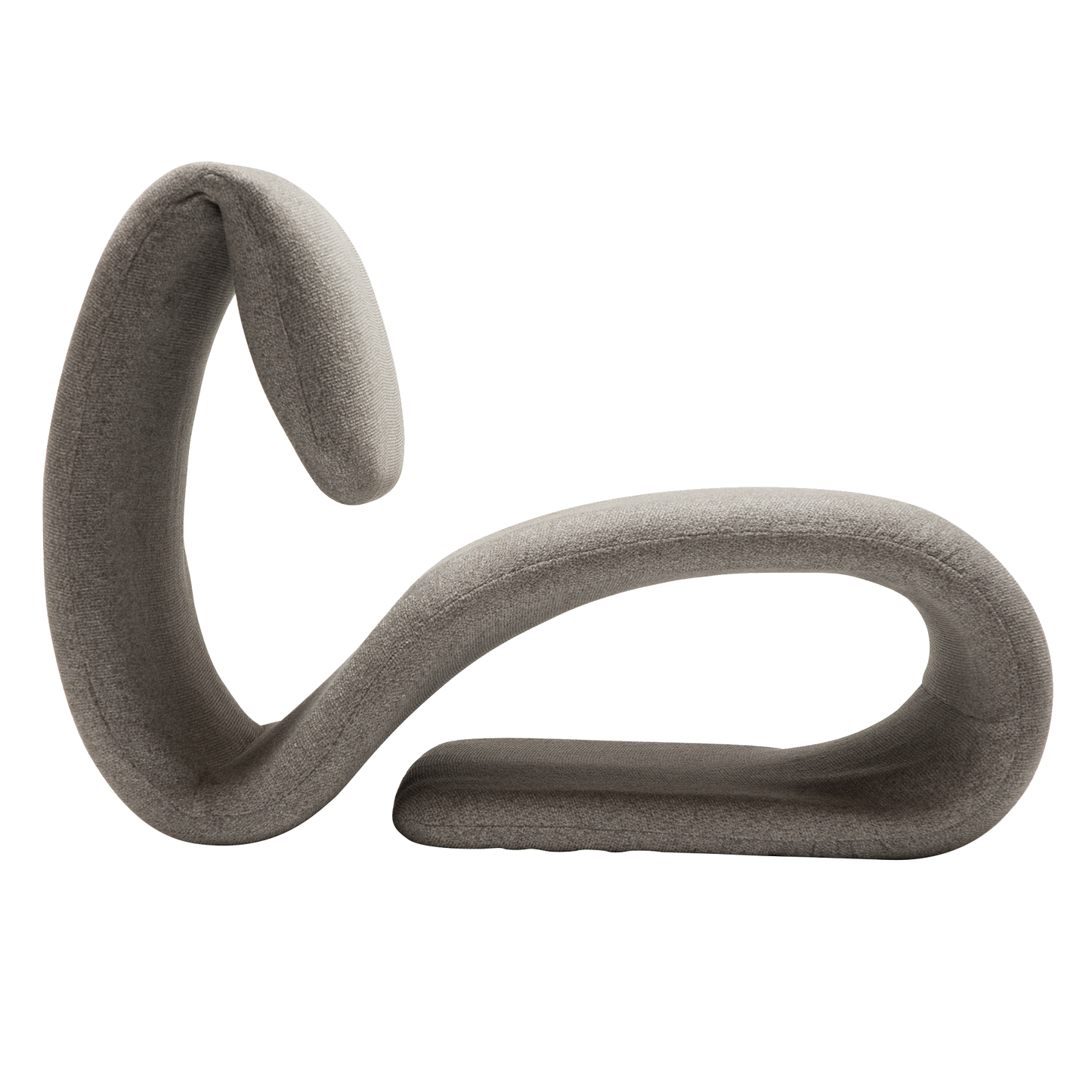 [var:Bezug=kiesel Erde Bouclé-Stoff] DUBNA Lounge-Stuhl