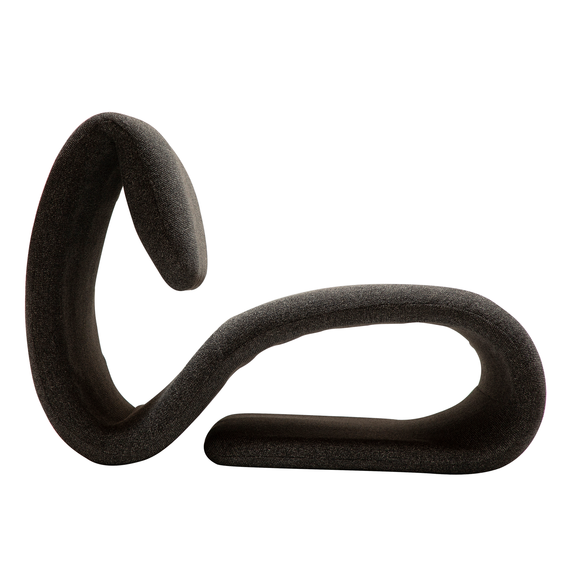 [var:Bezug=Kieselgrauer Bouclé-Stoff] DUBNA Lounge-Stuhl