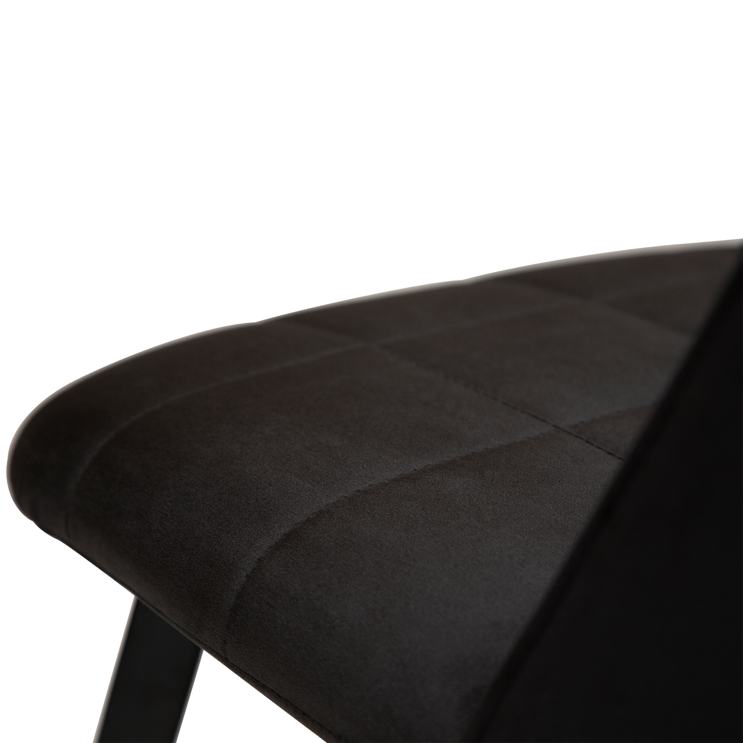 [var:Bezug=Meteoriten-schwarzes Samt mit schwarzen Beinen] EMBRACE Stuhl (UK Crib 5)