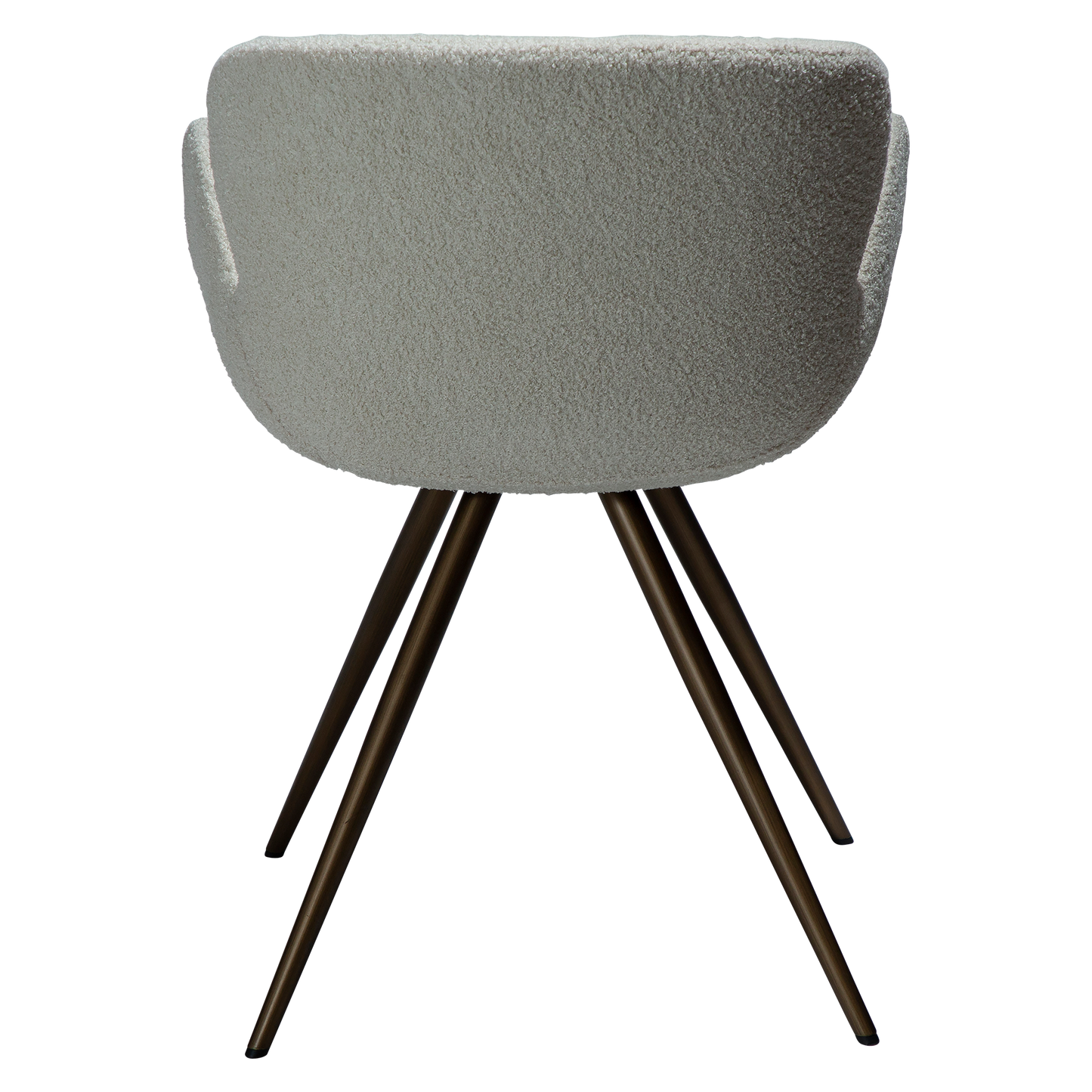 [var:Bezug=Taube RPES Bouclé mit antiken Messingbeinen] GAIA Sessel