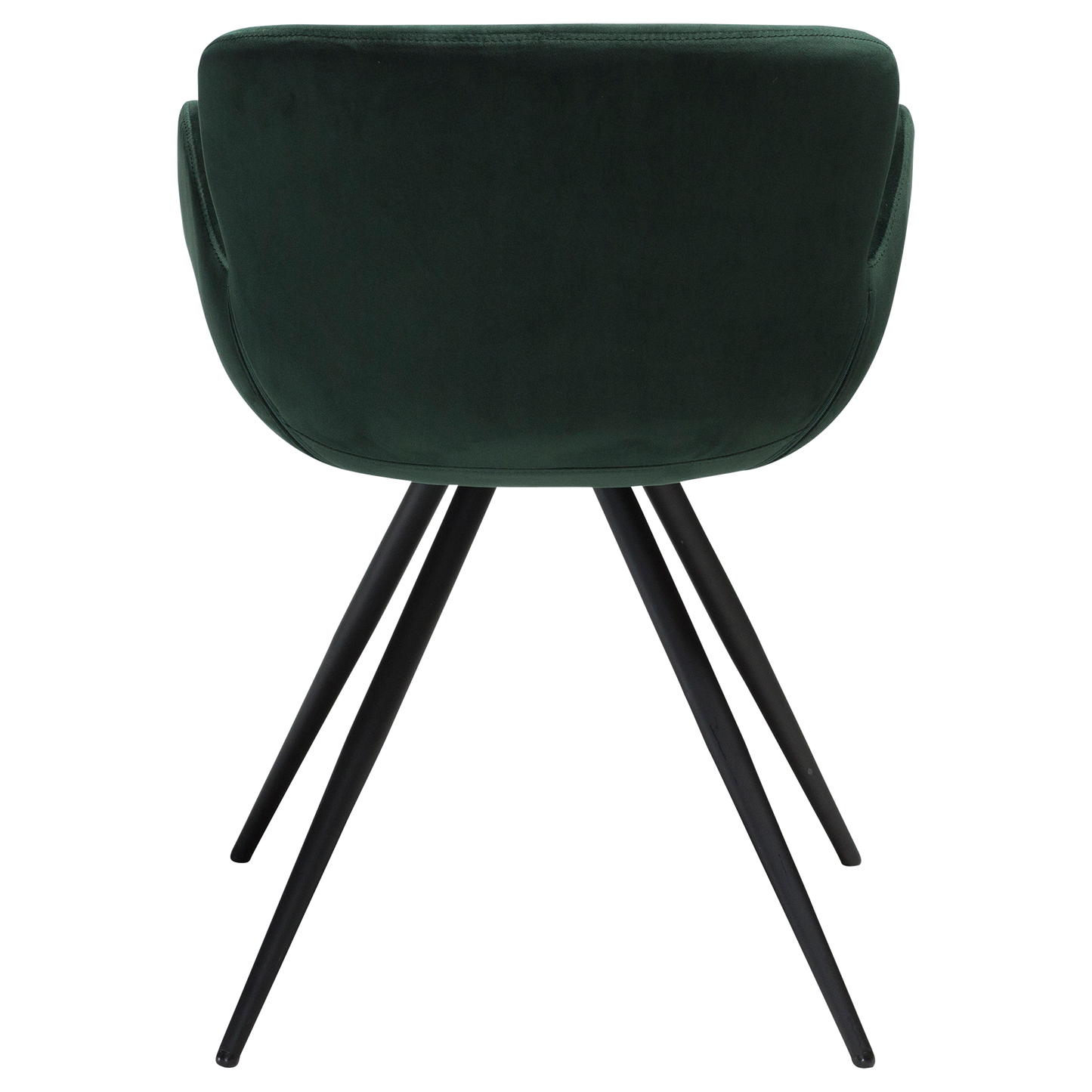 [var:Bezug=Smaragdgrüner Samt mit schwarzen Beinen] GAIA Sessel