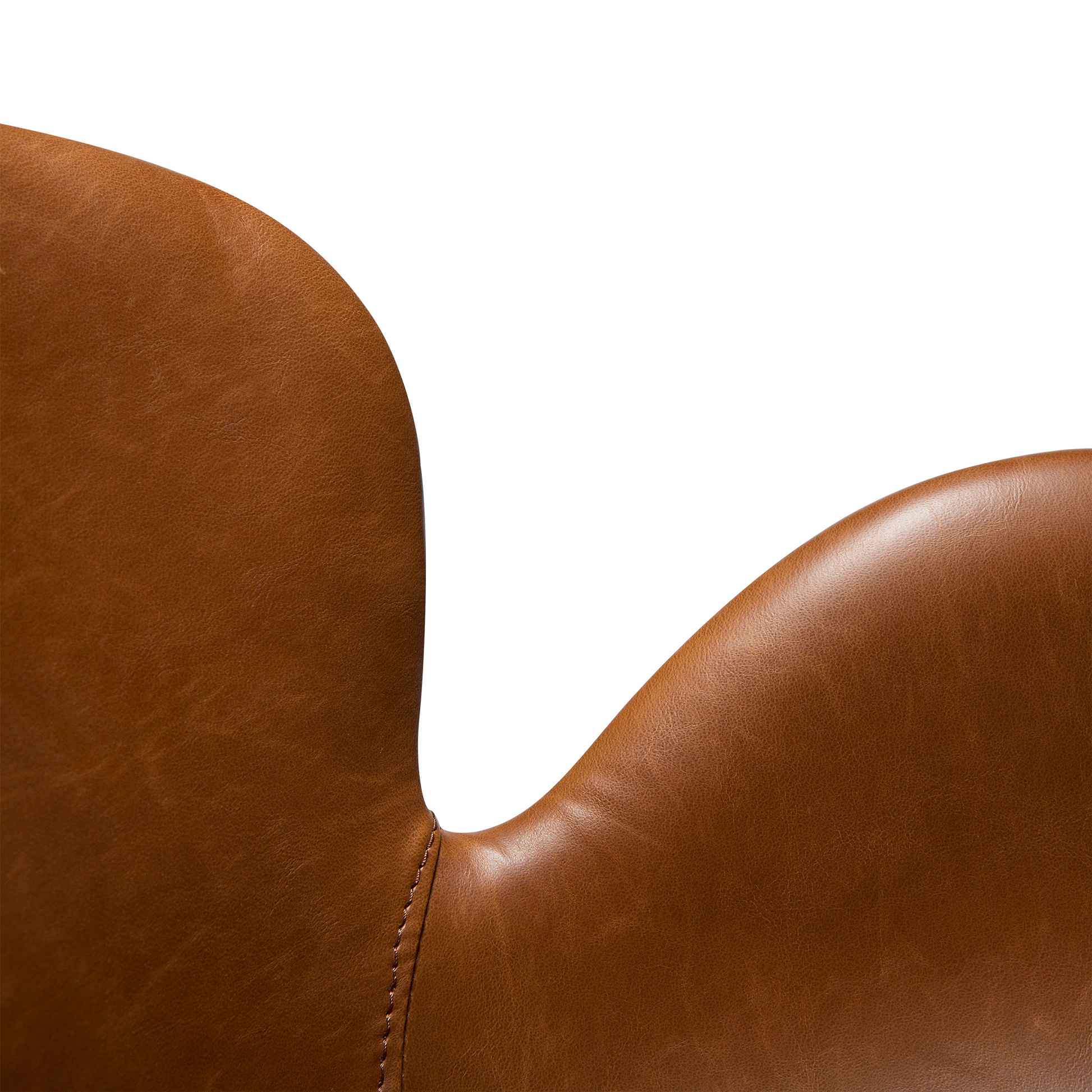 [var:Bezug=Vintage hellbraunes Kunstleder mit schwarzen Beinen] GAIA Sessel