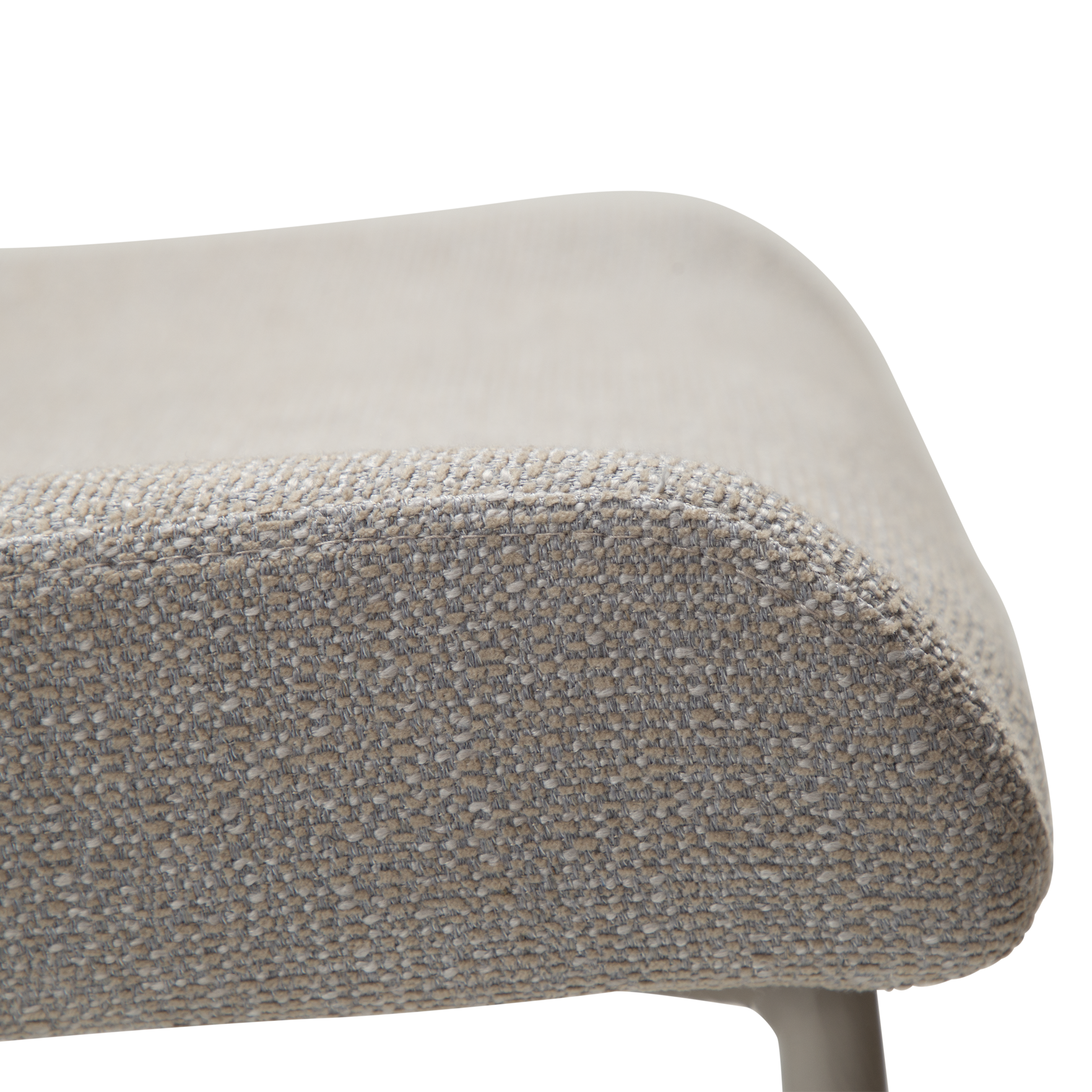 [var:Bezug=Kaschmir Bouclé-Stoff mit Kaschmir-Beinen] GLAM Stuhl