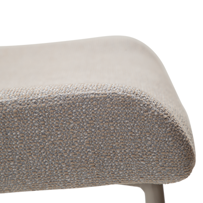 [var:Bezug=Kaschmir Bouclé-Stoff mit Kaschmir-Beinen] GLAM Stuhl