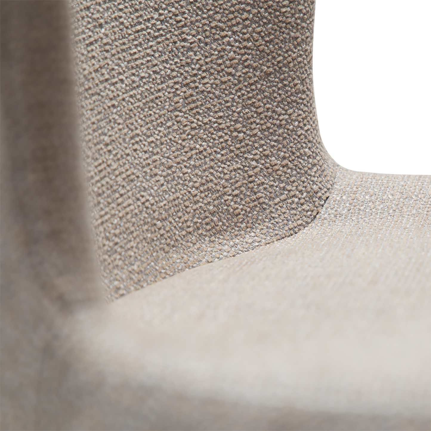 [var:Bezug=Kaschmir Bouclé-Stoff mit Kaschmir-Beinen] GLAM Stuhl