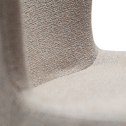 [var:Bezug=Kaschmir Bouclé-Stoff mit Kaschmir-Beinen] GLAM Stuhl