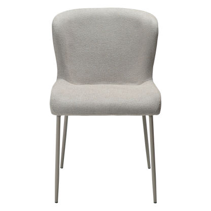 [var:Bezug=Kaschmir Bouclé-Stoff mit Kaschmir-Beinen] GLAM Stuhl