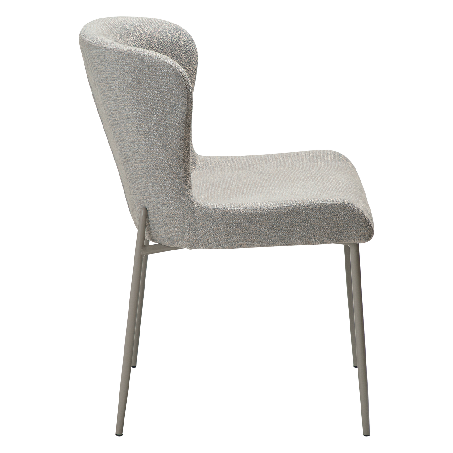 [var:Bezug=Kaschmir Bouclé-Stoff mit Kaschmir-Beinen] GLAM Stuhl